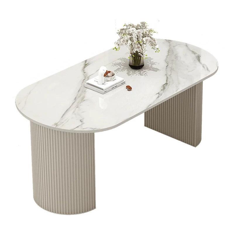 ArvionFurn Cream-Style Reception Sofa & Table Set for Bridal Shops, Photography Studios & Beauty Salons