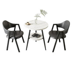 ArvionFurn Round Table & Chairs Set for Cafés, Offices & Home Spaces, Multiple Colors Available