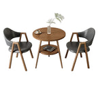 ArvionFurn Round Table & Chairs Set for Cafés, Offices & Home Spaces, Multiple Colors Available