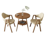 ArvionFurn Round Table & Chairs Set for Cafés, Offices & Home Spaces, Multiple Colors Available