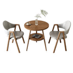 ArvionFurn Round Table & Chairs Set for Cafés, Offices & Home Spaces, Multiple Colors Available