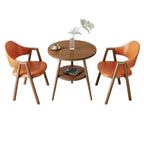 ArvionFurn Round Table & Chairs Set for Cafés, Offices & Home Spaces, Multiple Colors Available