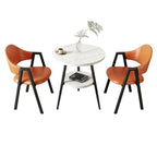 ArvionFurn Round Table & Chairs Set for Cafés, Offices & Home Spaces, Multiple Colors Available