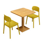 ArvionFurn Compact Dining Table & Chairs Set for Cafés, Fast-Food Shops & Small Homes