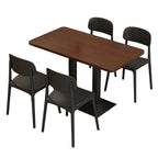 ArvionFurn Compact Dining Table & Chairs Set for Cafés, Fast-Food Shops & Small Homes