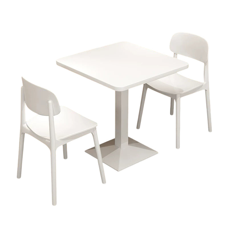 ArvionFurn Compact Dining Table & Chairs Set for Cafés, Fast-Food Shops & Small Homes