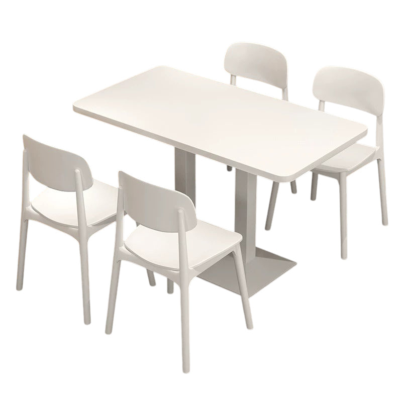 ArvionFurn Compact Dining Table & Chairs Set for Cafés, Fast-Food Shops & Small Homes