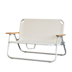 ArvionFurn Aluminium Folding Camping Chair with Double-Layer Oxford Fabric