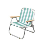ArvionFurn Striped Folding Camping Chair Portable Outdoor Fishing Stool