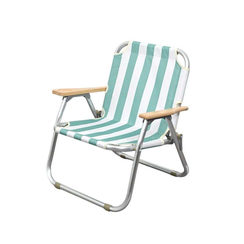 ArvionFurn Striped Folding Camping Chair Portable Outdoor Fishing Stool