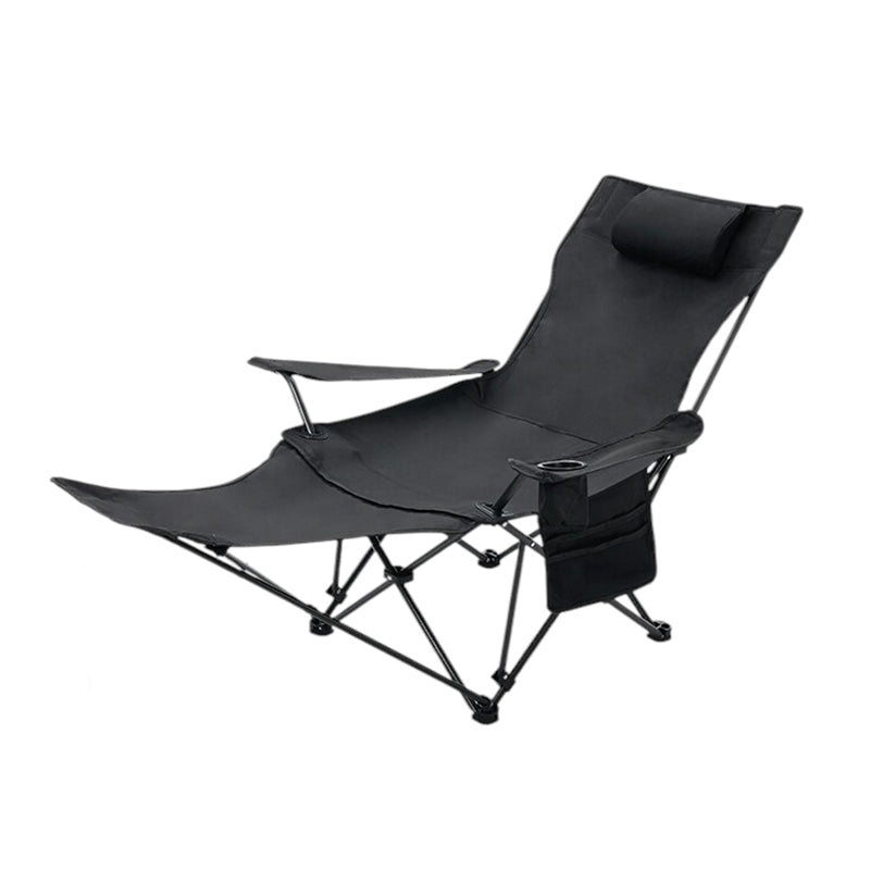 ArvionFurn Adjustable Folding Lounge Chair with Footrest for Camping, Fishing & Beach