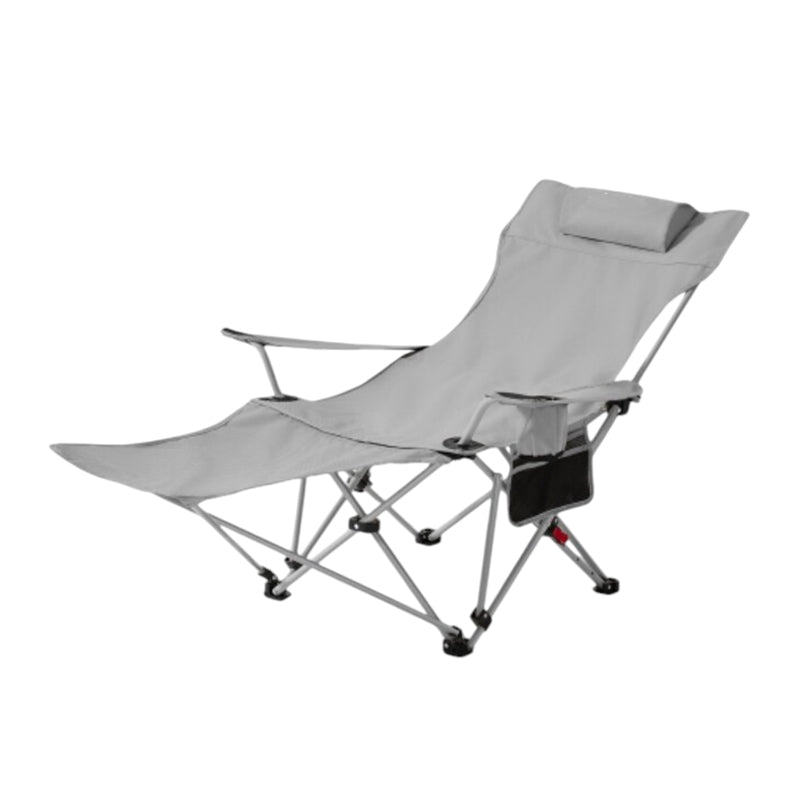 ArvionFurn Adjustable Folding Lounge Chair with Footrest for Camping, Fishing & Beach