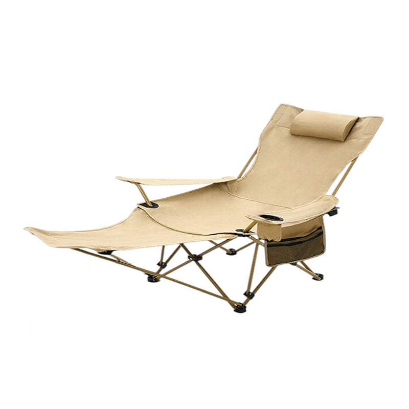 ArvionFurn Adjustable Folding Lounge Chair with Footrest for Camping, Fishing & Beach