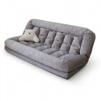 ArvionFurn Convertible Sofa Bed with Adjustable Backrest, Removable Cover and High Resilience Foam