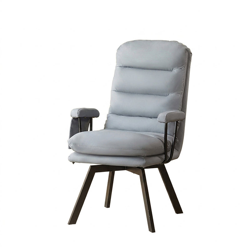 ArvionFurn Ergonomic Office Chair with Cat Scratch Resistant Leather, 360° Swivel and Full Body Support