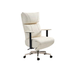 ArvionFurn Ergonomic Reclining Office Chair with Adjustable Headrest, 170° Backrest & Sofa-Style Comfort