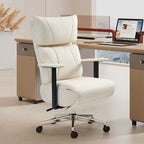 ArvionFurn Ergonomic Reclining Office Chair with Adjustable Headrest, 170° Backrest & Sofa-Style Comfort