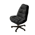 ArvionFurn Armless Office Chair with High-Resilience Foam, Stain-Resistant Fabric & Nylon Base