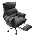 ArvionFurn Ergonomic Lounge Office Chair, Tech Fabric or Corduroy Upholstery, Optional Ottoman
