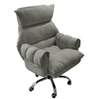 ArvionFurn Ergonomic Lounge Office Chair, Tech Fabric or Corduroy Upholstery, Optional Ottoman