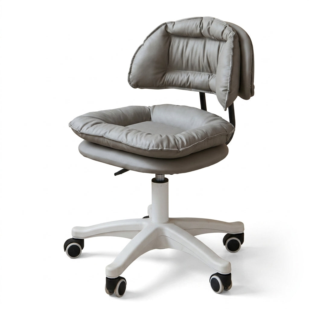 Height Adjustable Swivel Stool with Wheels for Salon Makeup Chair