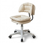 Height Adjustable Swivel Stool with Wheels for Salon Makeup Chair