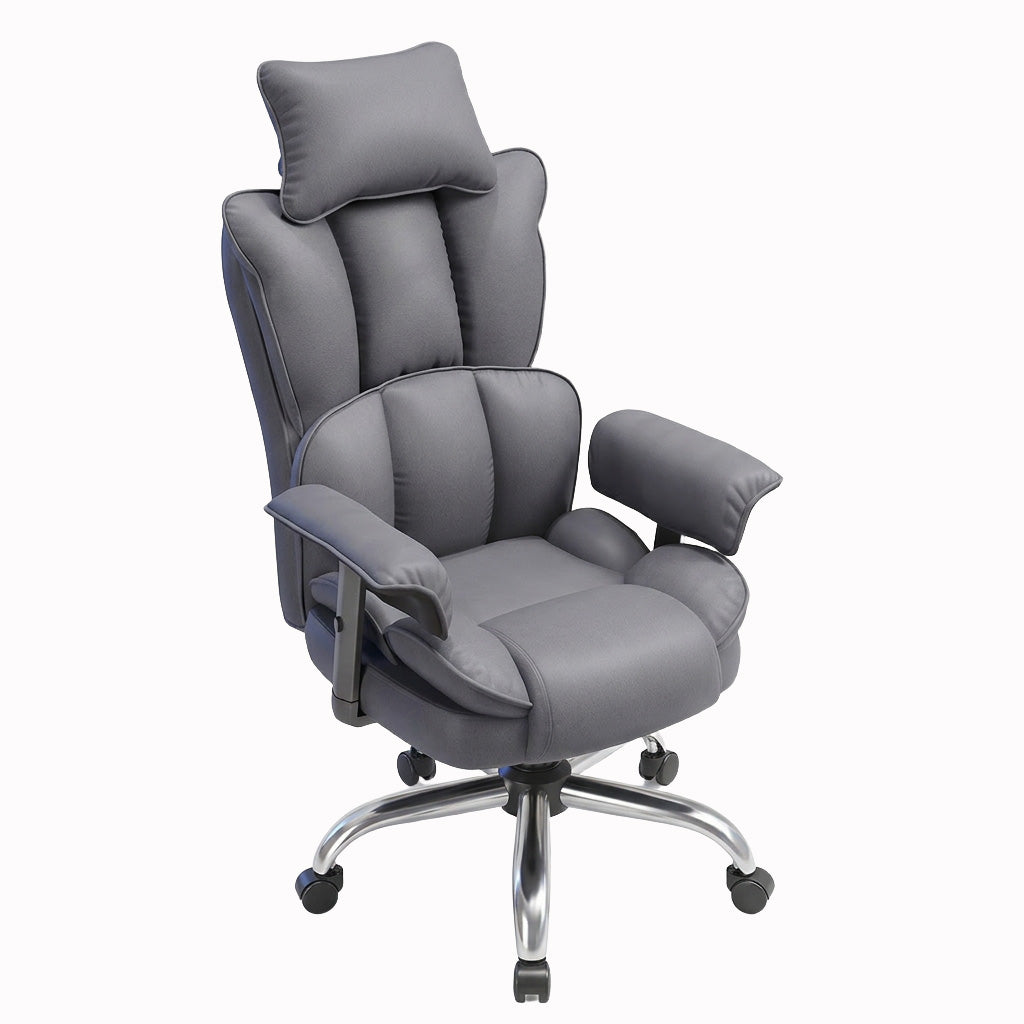 ArvionFurn Ergonomic Gaming & Office Chair with 135° Recline, Adjustable Armrests & Optional Footrest