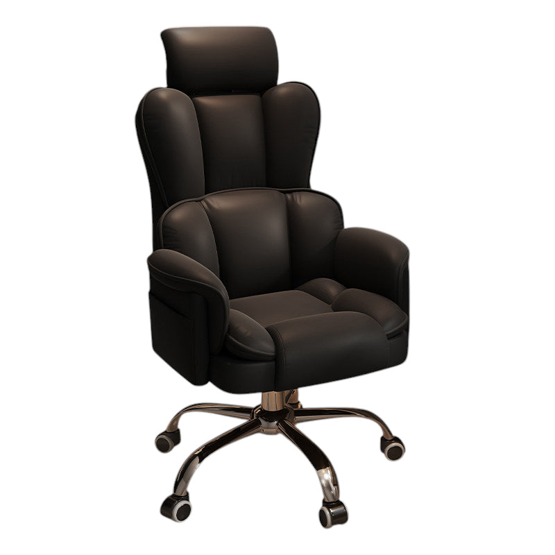 Ergonomic Computer Chair Scratch Resistant Faux Leather Latex Foam Gaming Chair