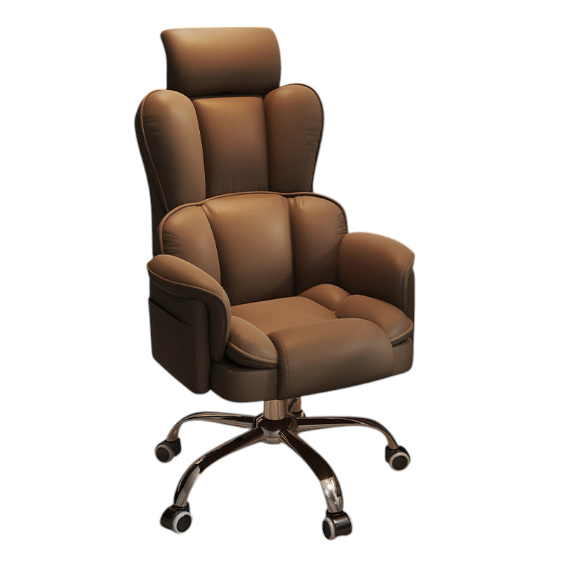 Ergonomic Computer Chair Scratch Resistant Faux Leather Latex Foam Gaming Chair