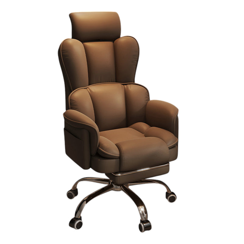 Ergonomic Computer Chair Scratch Resistant Faux Leather Latex Foam Gaming Chair