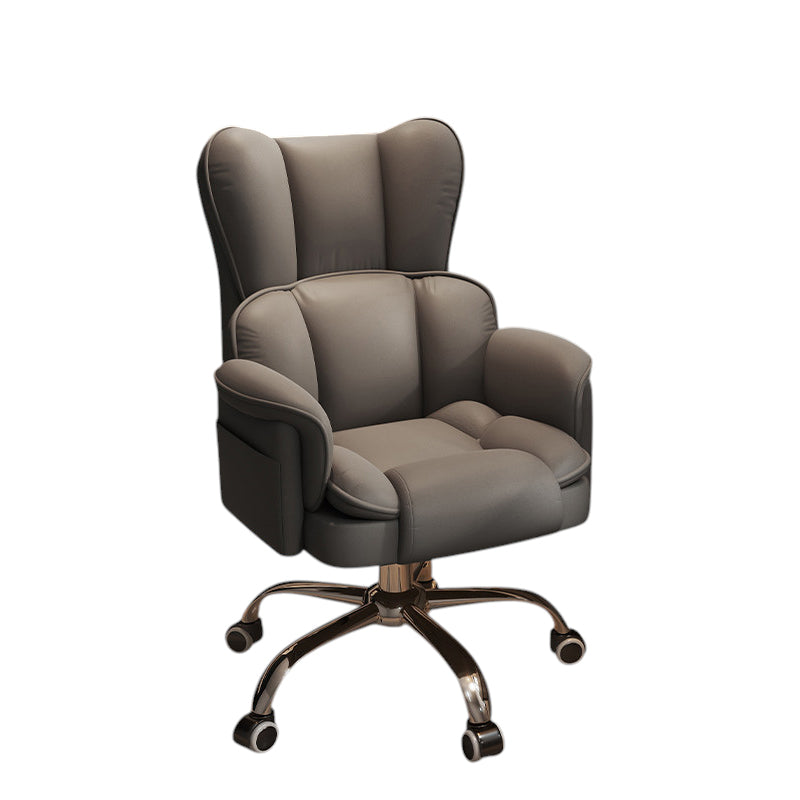 Ergonomic Computer Chair Scratch Resistant Faux Leather Latex Foam Gaming Chair