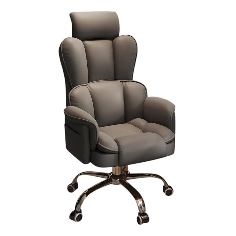 Ergonomic Computer Chair Scratch Resistant Faux Leather Latex Foam Gaming Chair