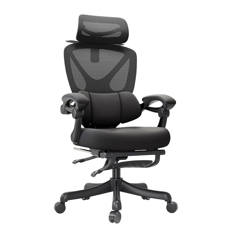 Ergonomic Reclining Computer Chair Adjustable Office Gaming Chair Optional Footrest