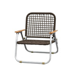 Outdoor Folding Wicker Chair with Aluminium Frame for Patio, Balcony & Camping | ArvionFurn