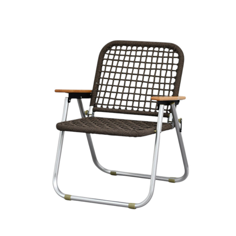 Outdoor Folding Wicker Chair with Aluminium Frame for Patio, Balcony & Camping | ArvionFurn