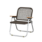 Outdoor Folding Wicker Chair with Aluminium Frame for Patio, Balcony & Camping | ArvionFurn
